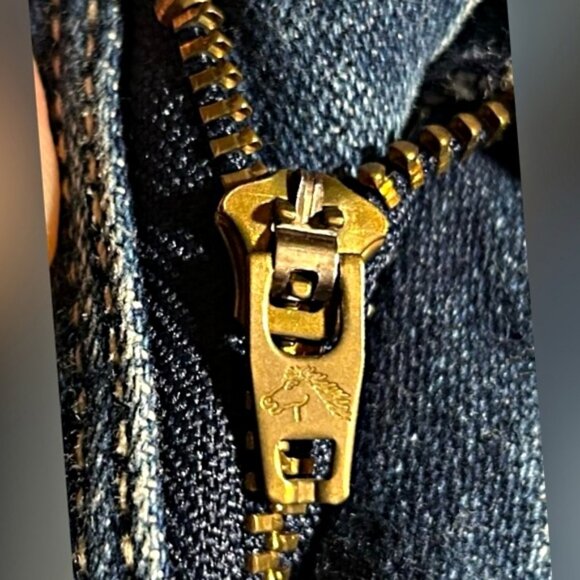 Vintage 80s Jordache Horse Head High Rise Straight Leg Blue Jeans~10/31x28~ - Picture 7 of 8